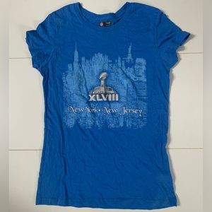 Blue Super Bowl XLVIII T-Shirt